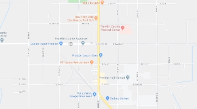 map of Idaho